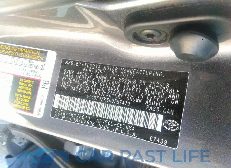 4T1BF1FK6HU797473# 9