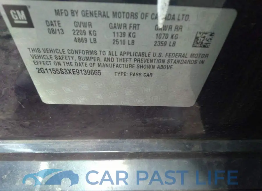 2G1155S3XE9139665# 9