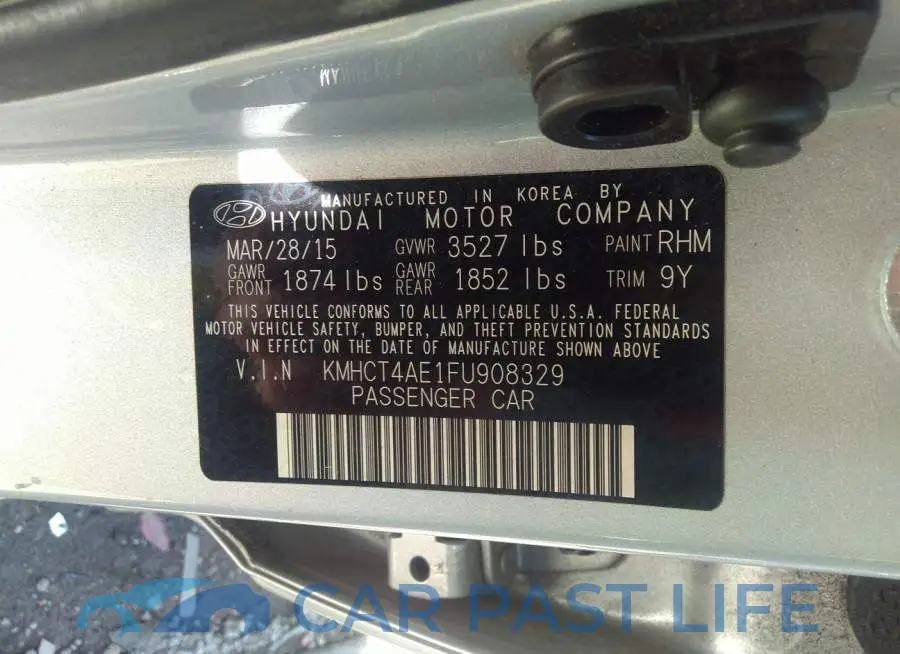 KMHCT4AE1FU908329# 9