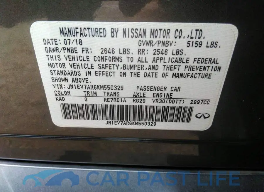 JN1EV7AR6KM550329# 9