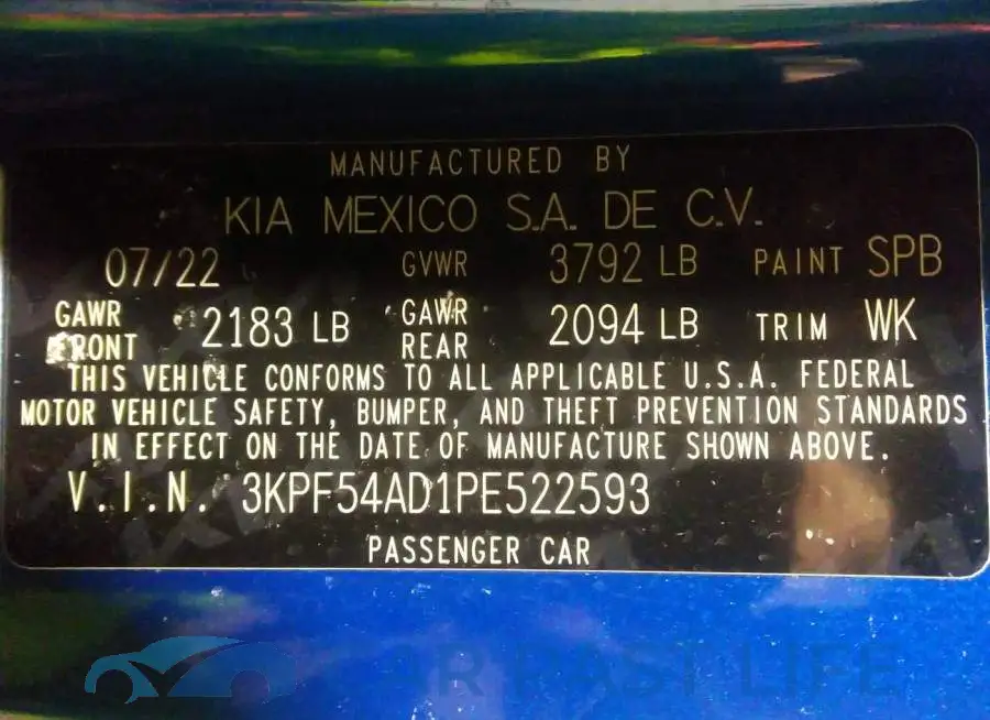 3KPF54AD1PE522593# 9