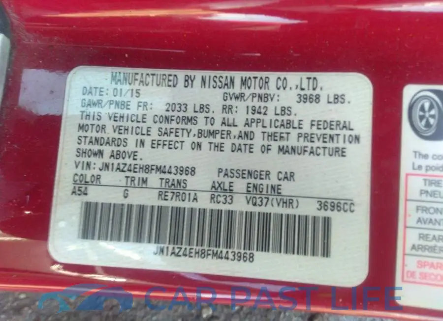 JN1AZ4EH8FM443968# 9