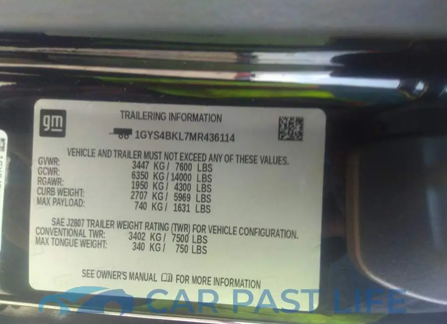 1GYS4BKL7MR436114# 9