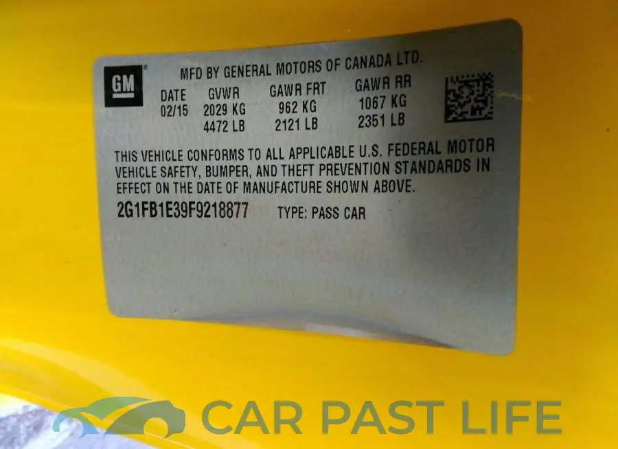 2G1FB1E39F9218877# 9