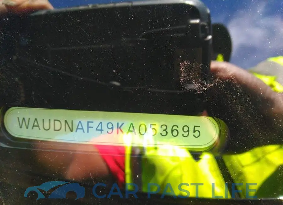 WAUDNAF49KA053695# 9