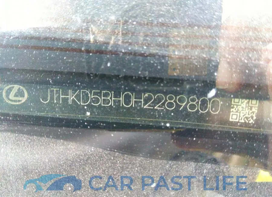 JTHKD5BH0H2289800# 9