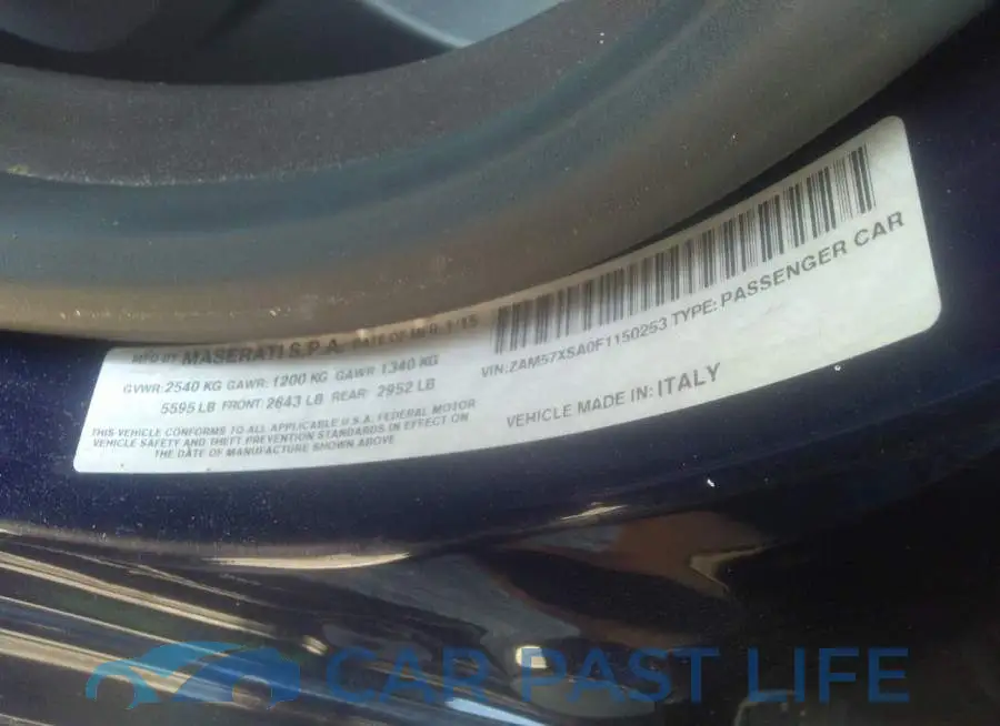 ZAM57XSA0F1150253# 9