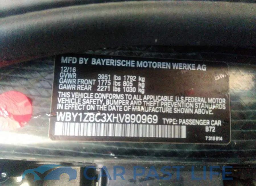 WBY1Z8C3XHV890969# 9