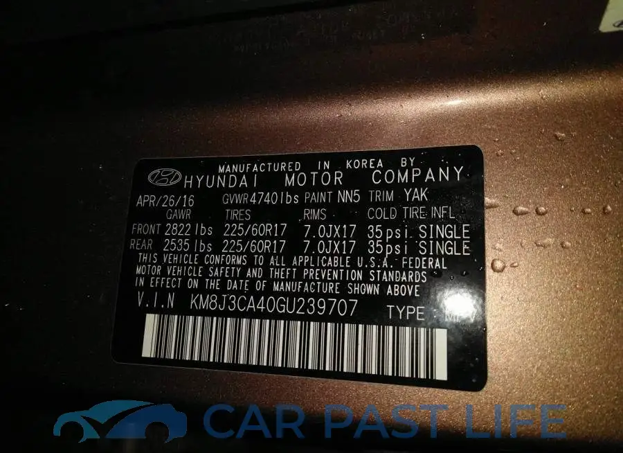 KM8J3CA40GU239707# 9