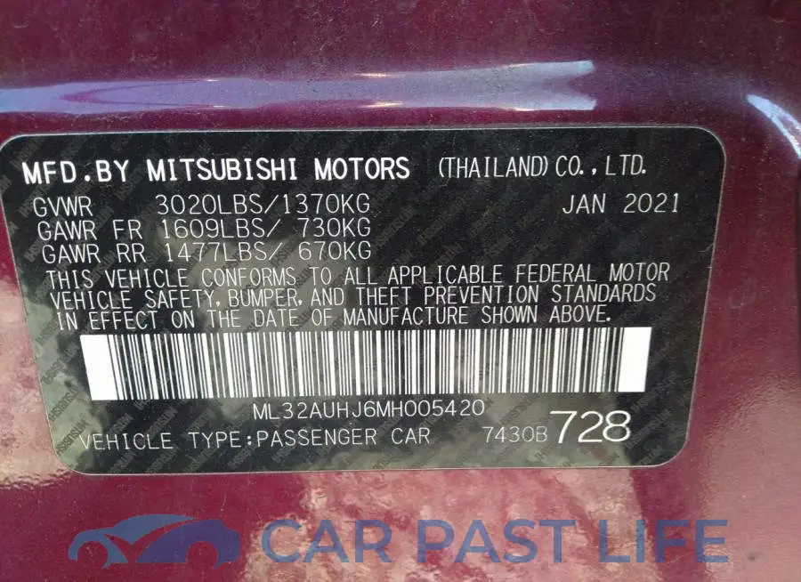 ML32AUHJ6MH005420# 9