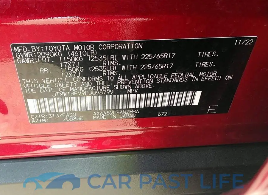 JTMW1RFV9PD098799# 9