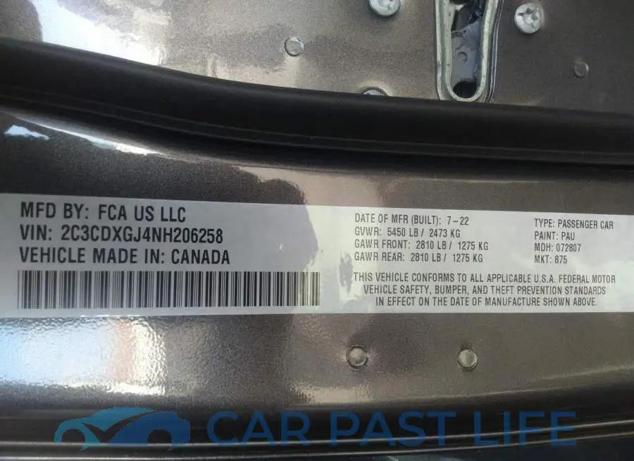 2C3CDXGJ4NH206258# 9