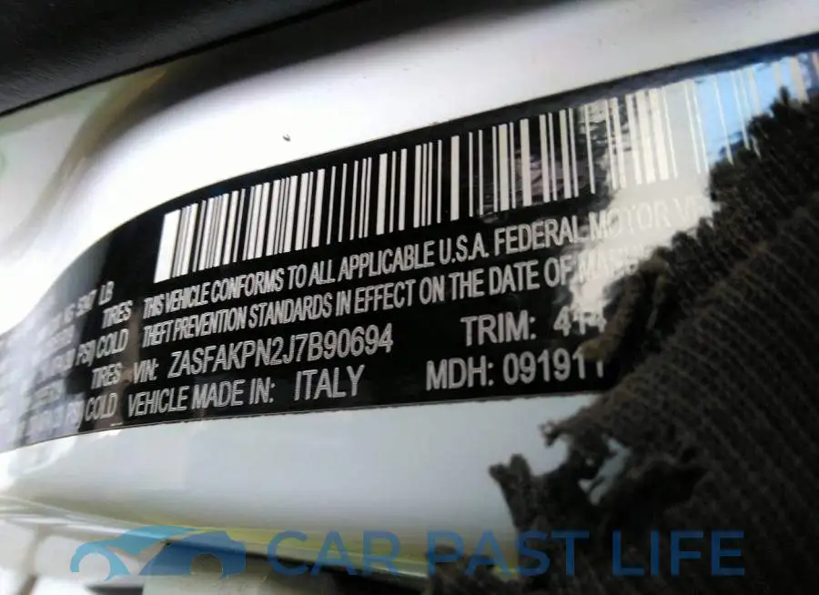 ZASFAKPN2J7B90694# 9