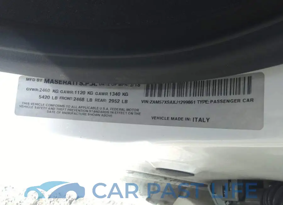 ZAM57XSAXJ1299861# 9