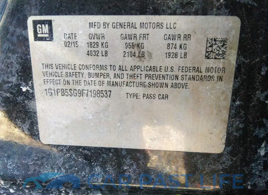 1G1PB5SG9F7198537# 9