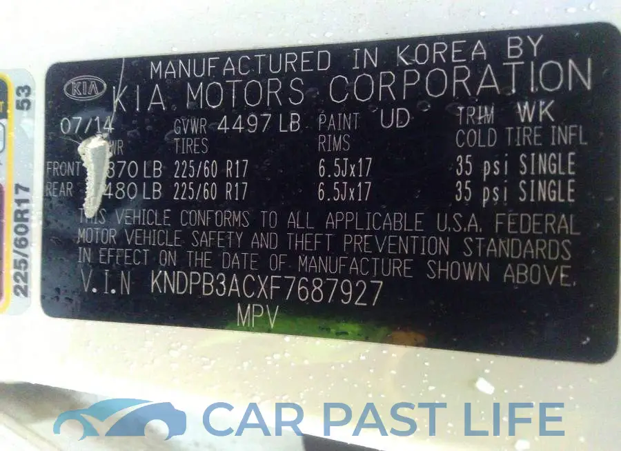 KNDPB3ACXF7687927# 9