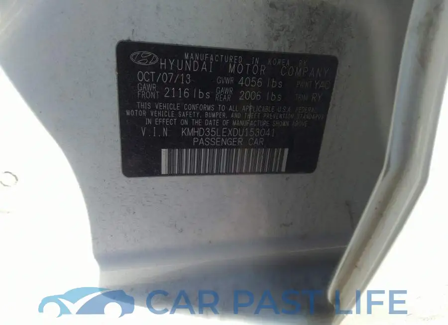 KMHD35LEXDU153041# 9