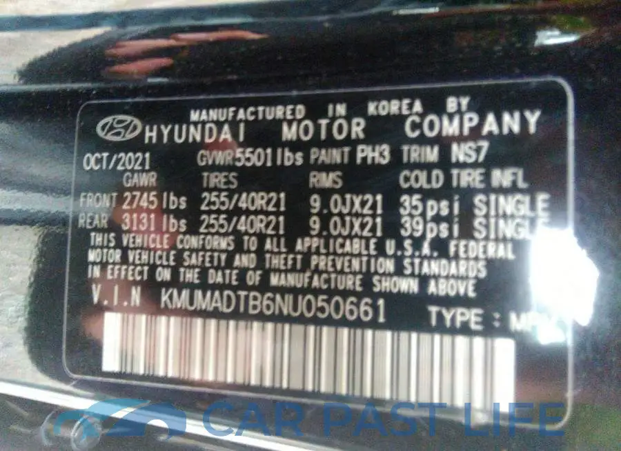 KMUMADTB6NU050661# 9