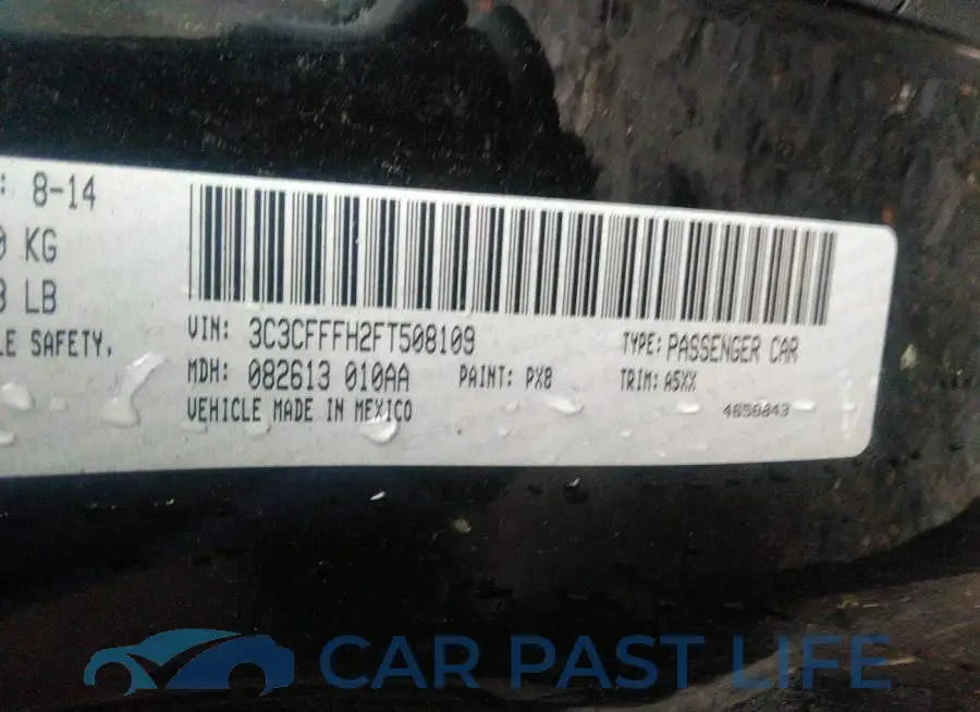 3C3CFFFH2FT508109# 9