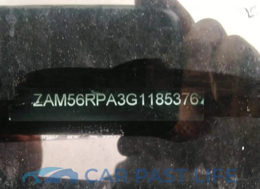 ZAM56RPA3G1185376# 9