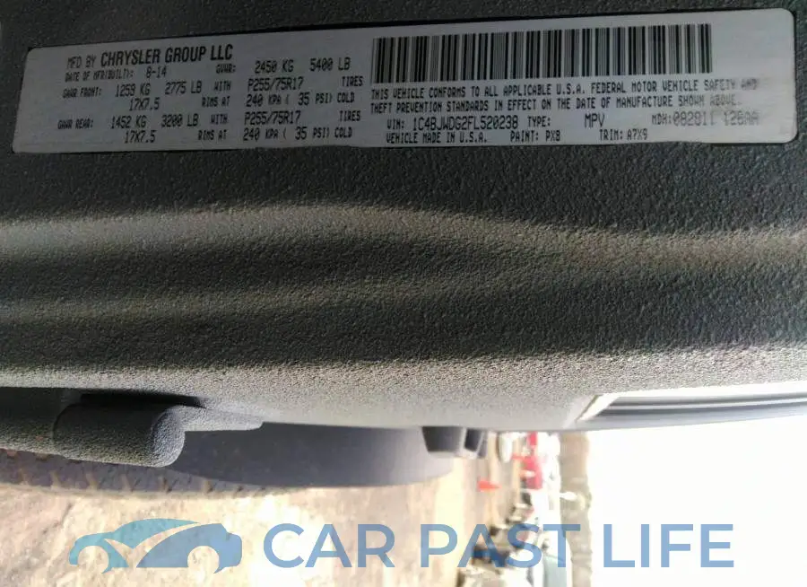 1C4BJWDG2FL520238# 9