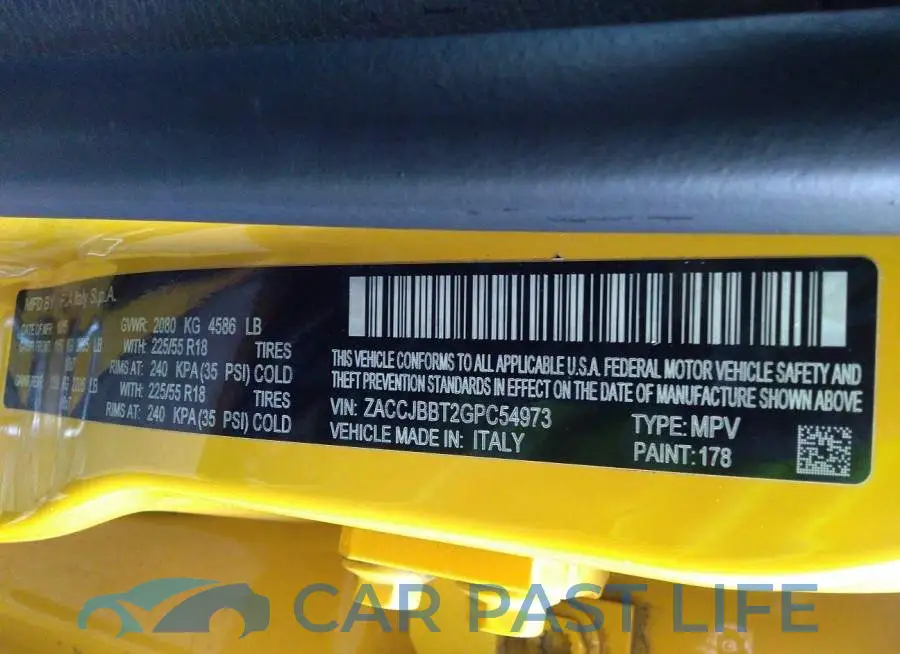 ZACCJBBT2GPC54973# 9