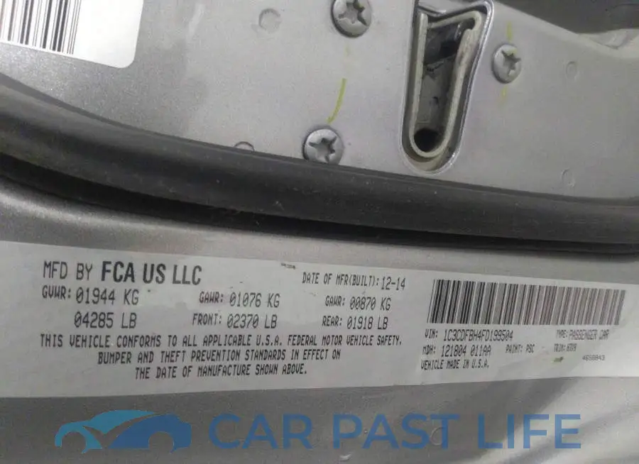 1C3CDFBH4FD199504# 9
