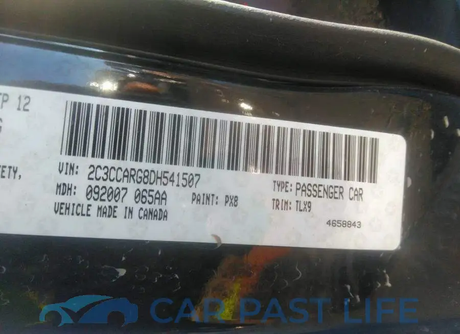 2C3CCARG8DH541507# 9
