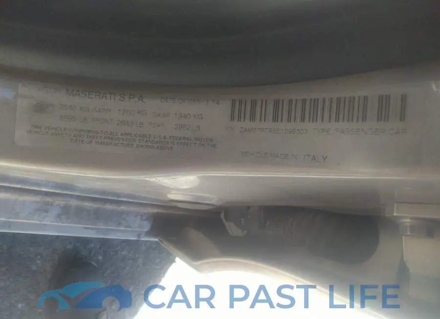 ZAM57RTA8E1095303# 9