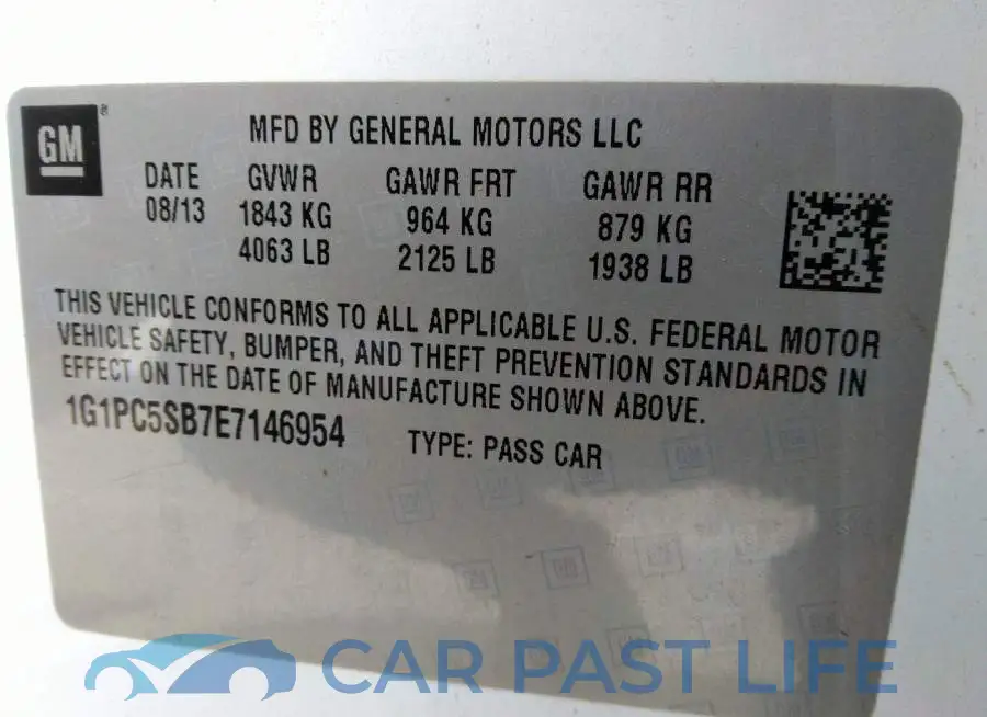 1G1PC5SB7E7146954# 9