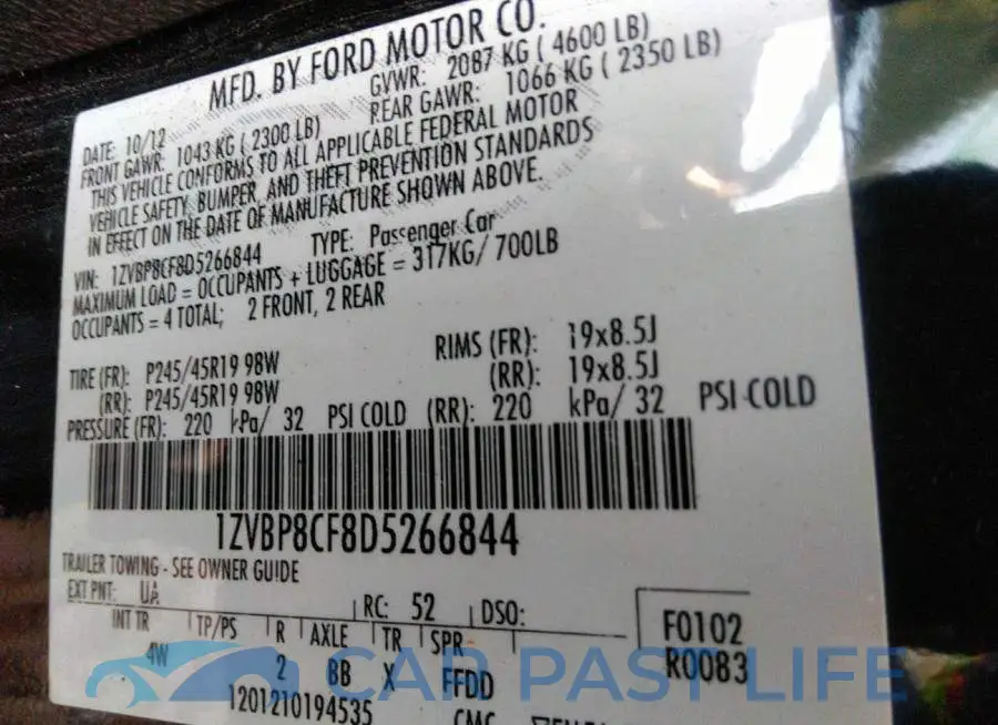 1ZVBP8CF8D5266844# 9