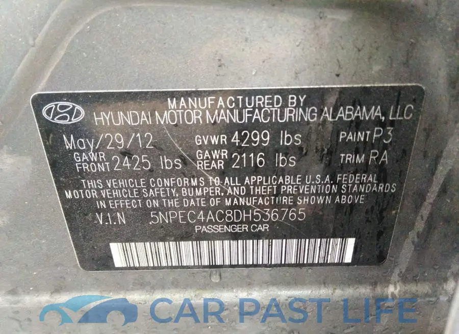 5NPEC4AC8DH536765# 9