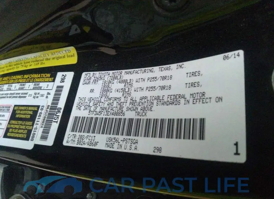 5TFDW5F13EX400856# 9