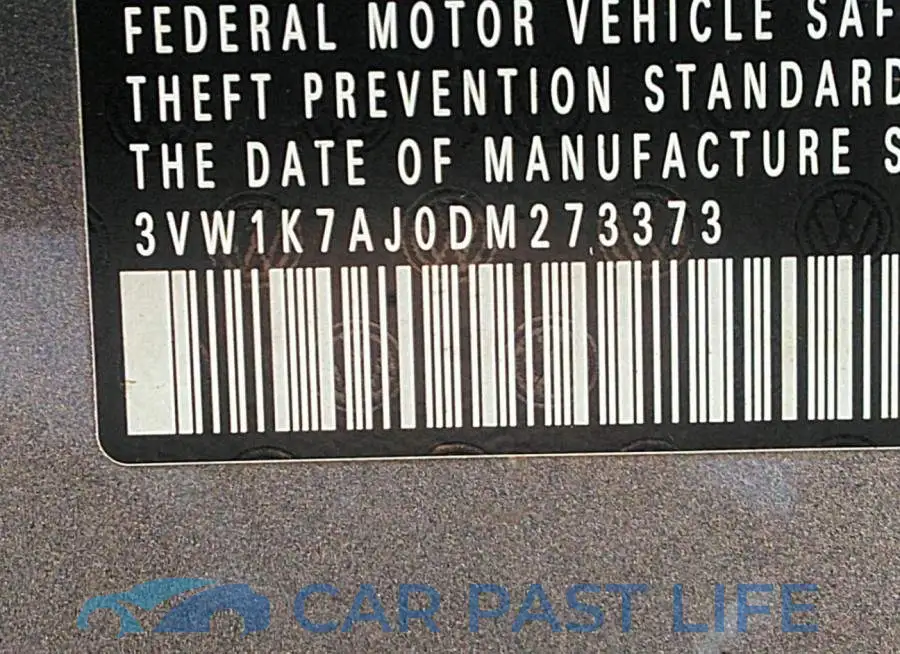 3VW1K7AJ0DM273373# 9