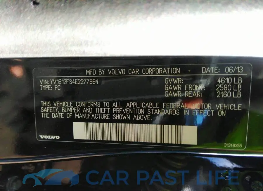 YV1612FS4E2277994# 9