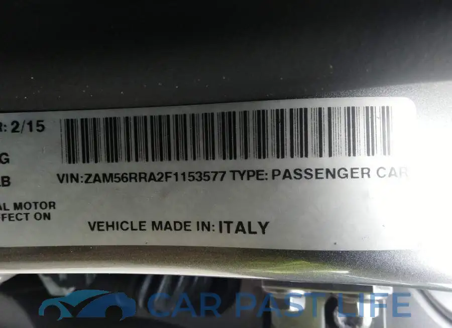 ZAM56RRA2F1153577# 9