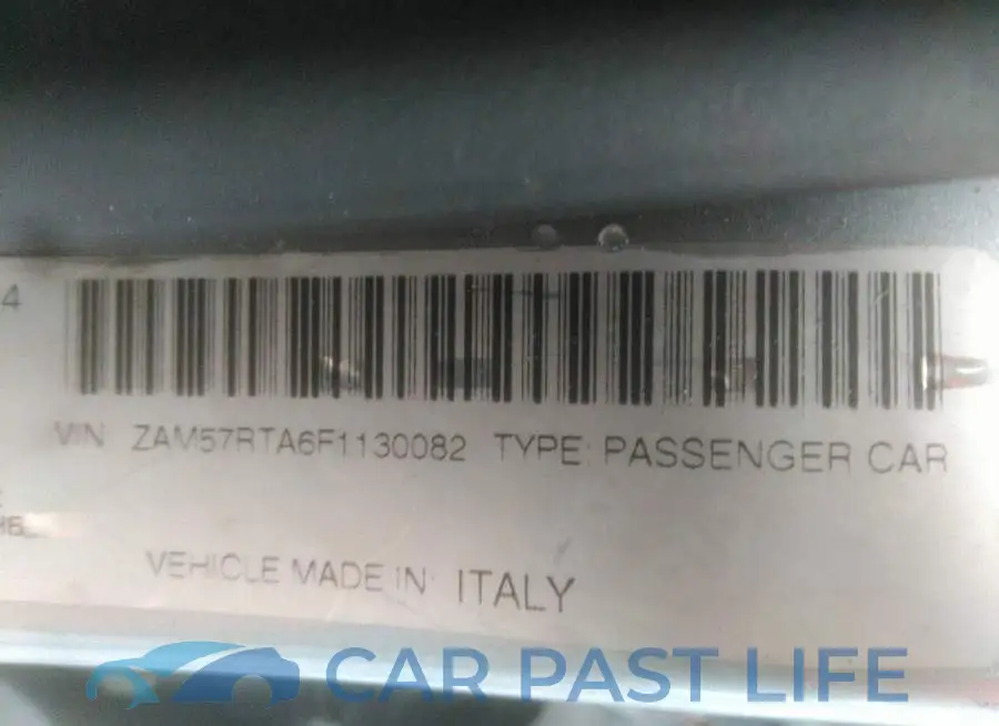 ZAM57RTA6F1130082# 9