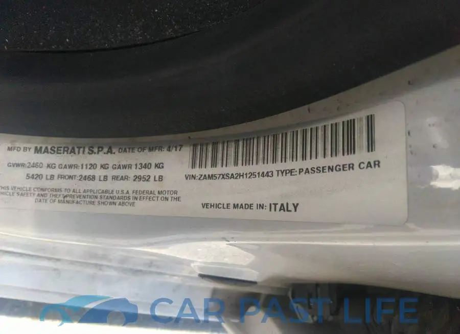 ZAM57XSA2H1251443# 9
