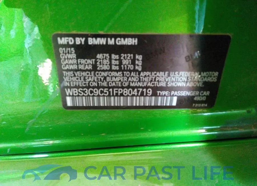 WBS3C9C51FP804719# 9