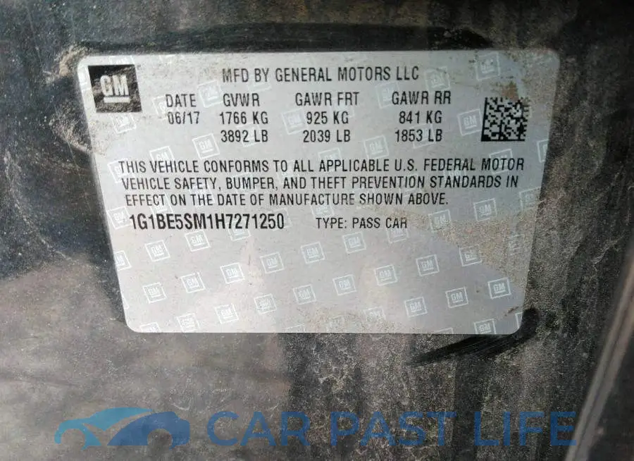 1G1BE5SM1H7271250# 9