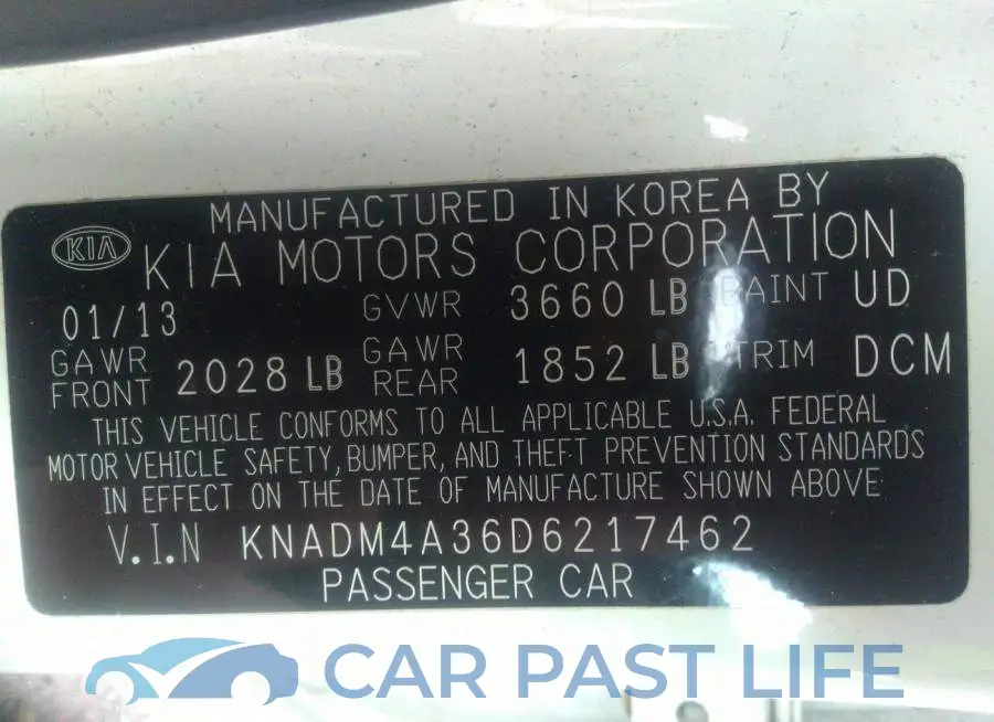KNADM4A36D6217462# 9