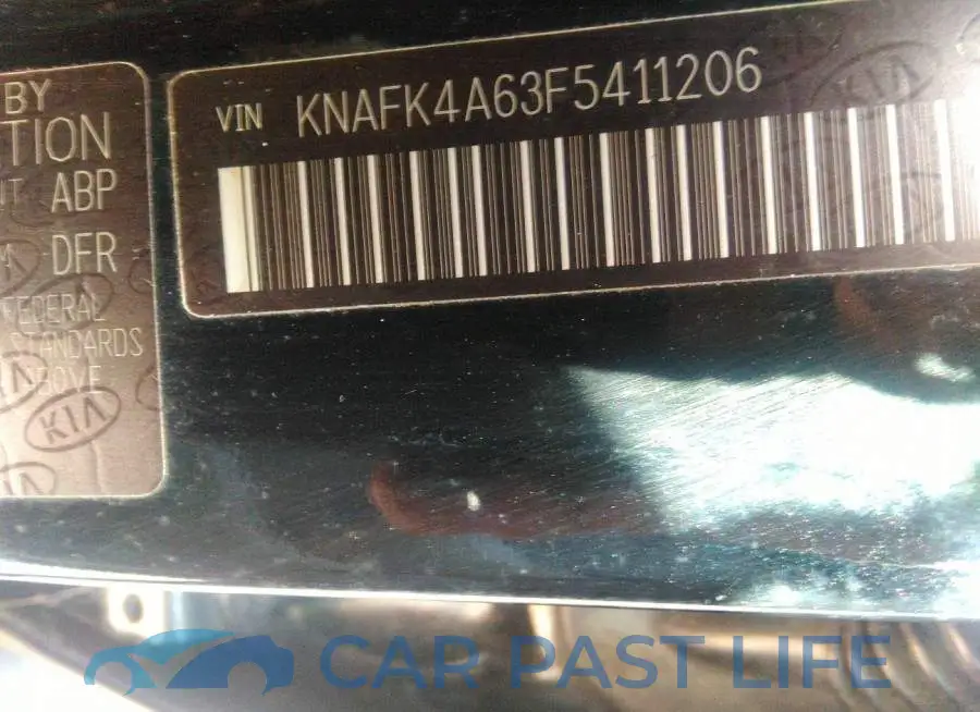 KNAFK4A63F5411206# 9
