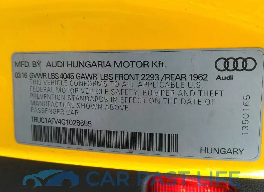TRUC1AFV4G1028655# 9