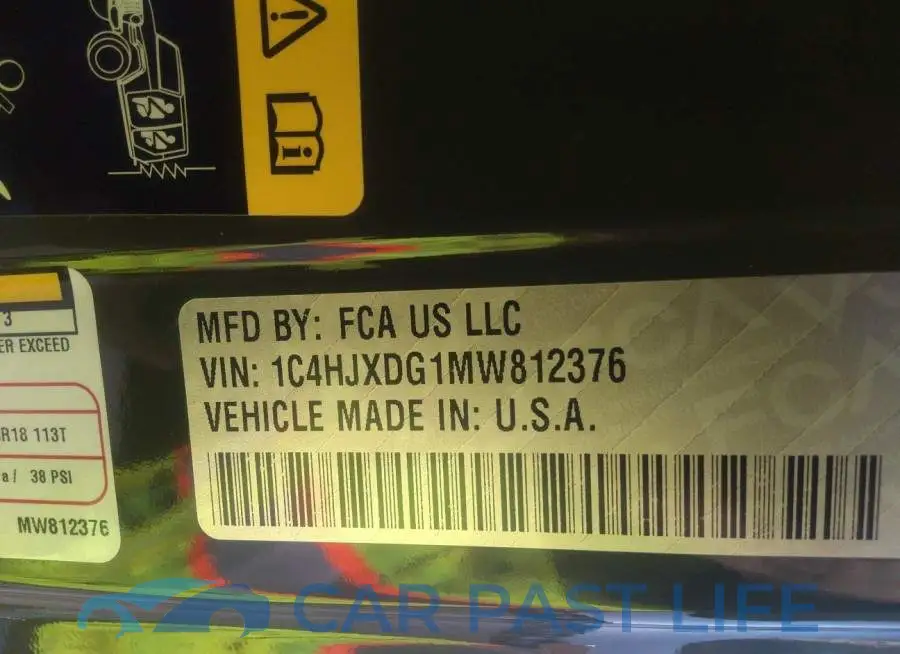 1C4HJXDG1MW812376# 9