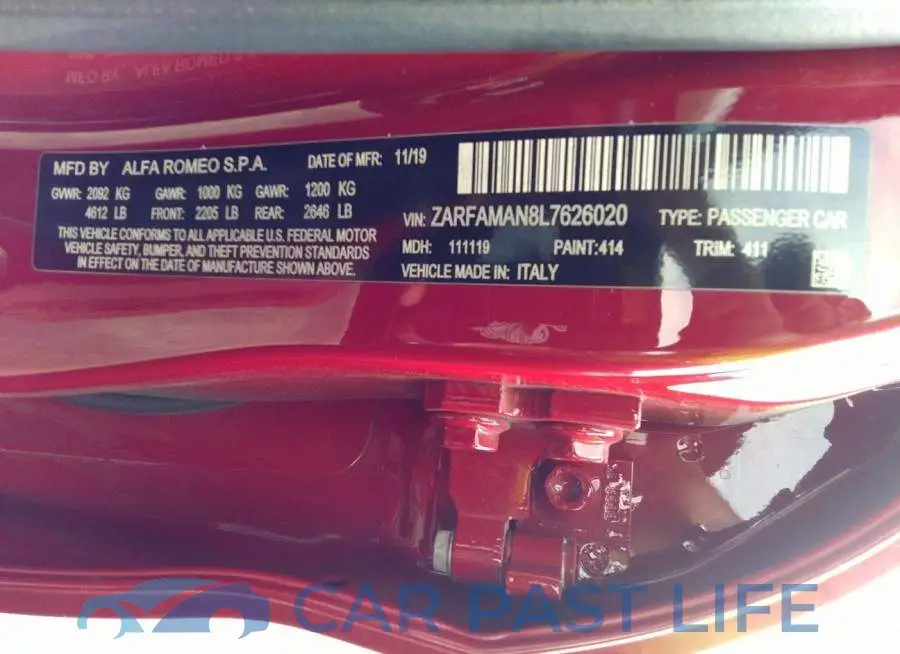ZARFAMAN8L7626020# 9