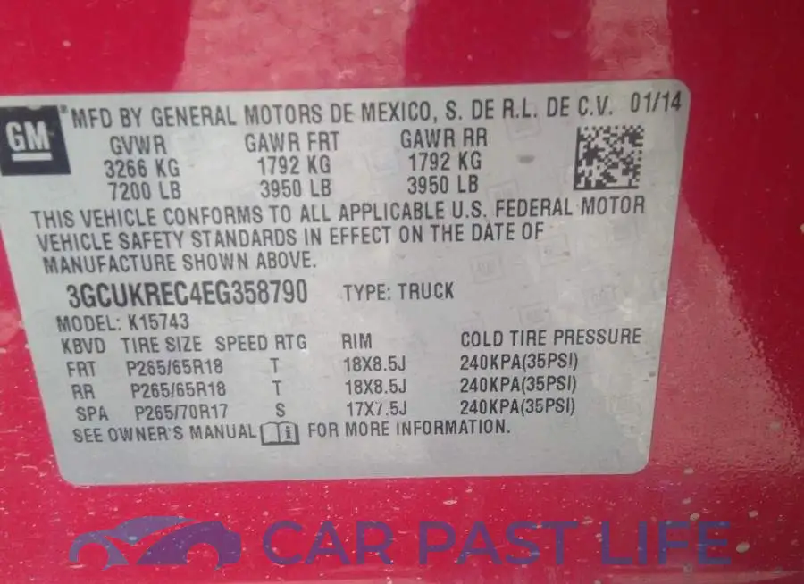3GCUKREC4EG358790# 9