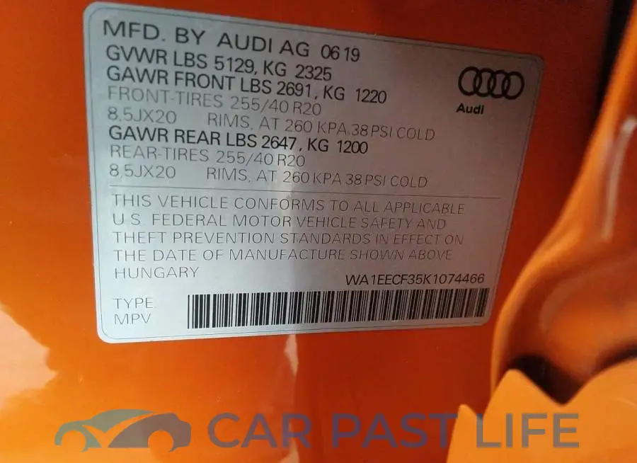WA1EECF35K1074466# 9