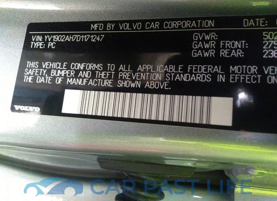 YV1902AH7D1171247# 9