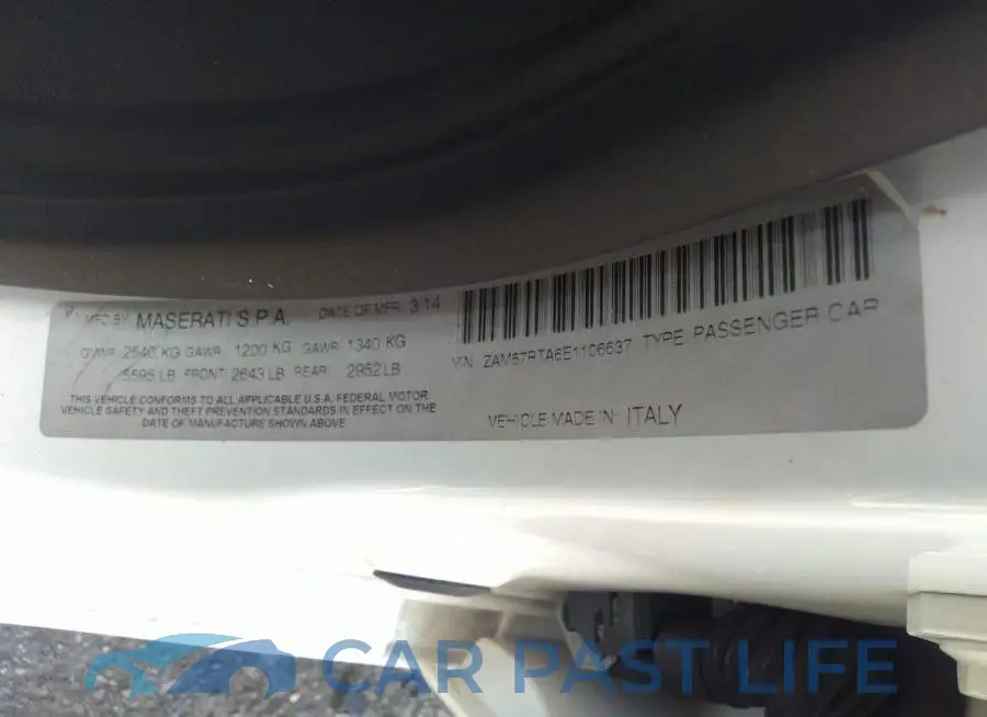 ZAM57RTA6E1106637# 9