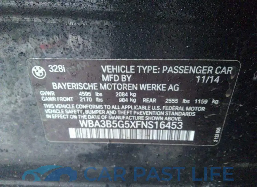 WBA3B5G5XFNS16453# 9